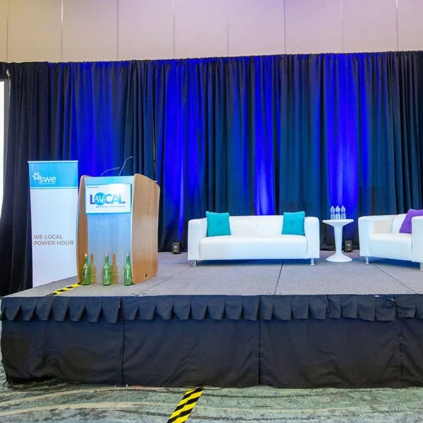Showcase your organization with this distinctive opportunity to customize a high-visibility lounge space in alignment with your branding
